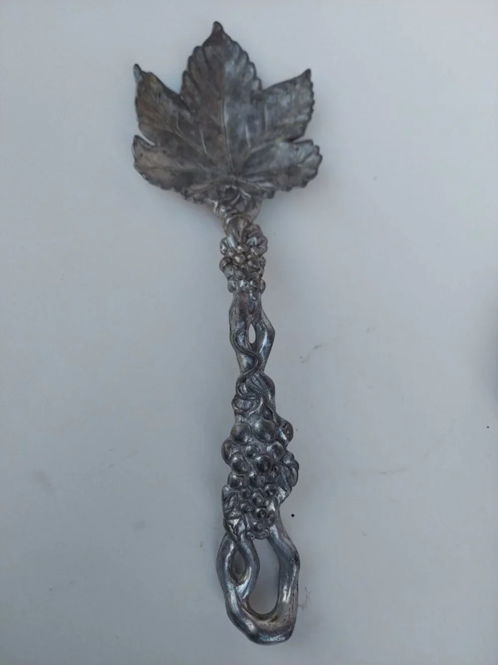 Arthur Court Grape Vine Leaf Salad Serving Fork & Spoon Set